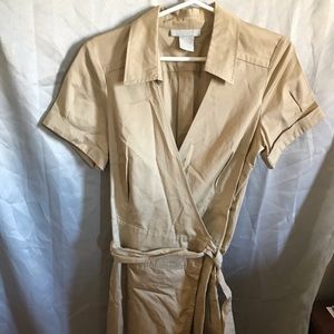 NWOT “Joe Fresh” (M) wrap cargo style dress
